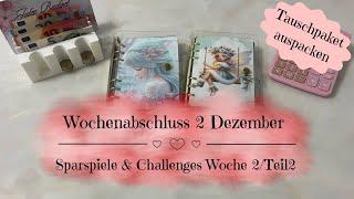 Wochenabschluss 2 Dezember | Sparspiele & Challenges | 150€ zum spielen |Tauschi von @Sparhexe 