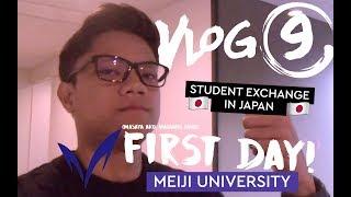 [9] First day @ Meiji University!  - Filipino Exchange Student in Japan!! 