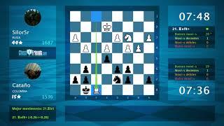 Chess Game Analysis: SilorSr - Cataño : 0-1 (By ChessFriends.com)