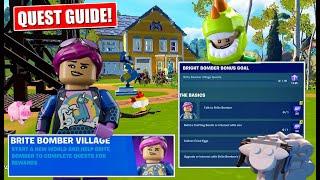 Fortnite Lego | How to Complete BRITE BOMBER Village Quests (FULL GUIDE)