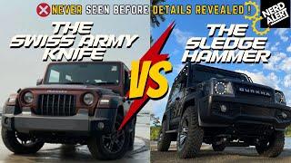 Mahindra Thar vs Force Gurkha: Why I did NOT buy Thar . Tug of War Inside!