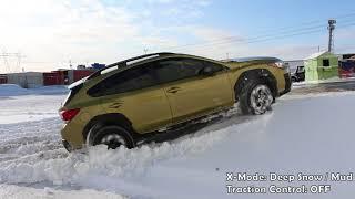 2021 Subaru Crosstrek - Winter Diagonal test