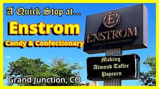 Enstrom Candies, Grand Junction, CO:  World Famous Almond Toffee.  Making Almond Toffee Popcorn.