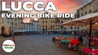 Evening Bike Tour of Lucca, Italy - 4K - Prowalk Tours