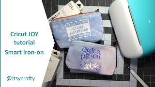 Cricut Joy tutorial | Smart iron-on | Great for beginners