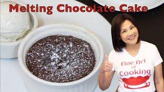 Melting Chocolate Lava Cake - Best Dessert from Carnival Cruise Ship 嘉年华巡游融化巧克力蛋糕