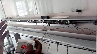 How to adjust closing and opening speeds of geze automatic sliding door operator