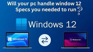 Will Your PC Handle Windows 12? System Requirements & Specs Needed