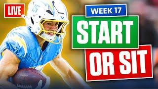 Fantasy Football Week 17 Start or Sit Lineup Advice (2024)