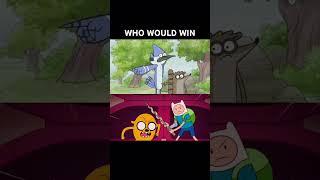 MORDECAI AND RIGBY VS FINN AND JAKE