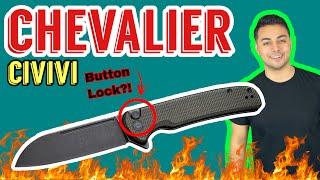 Civivi Chevalier Button Lock Review | Budget Benchmade 940? | Classy EDC pocket knife option