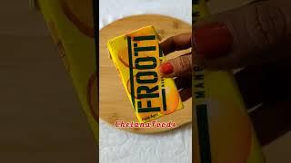 Mango Ice Cream in 1 minute Childhood Memories || Frooti Ice Cream || Maaza Ice Cream #shorts