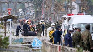 Japan flooding leaves dozens dead and missing