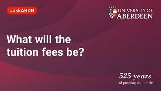 What will the Tuition Fees Be?  |  #askABDN