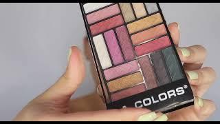 LA COLORS -   18 EYESHADOW PALETTE