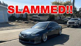 SLAMMING MY 04 TSX !!