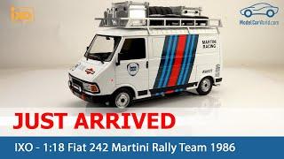 IXO 1:18 Just arrived Fiat 242 Martini Rally Team