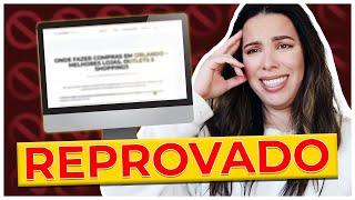  Blog REPROVADO pelo ADSENSE – MOTIVOS e como ser aprovado 