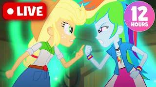  Equestria Girls Live: MOVIE NIGHT MARATHON | Full Movies Children's Cartoon