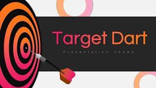 Target Dart Presentation Theme Animated PPT Slides