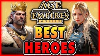 Age of Empires Mobile BEST HEROES for EVERY Troop Type Army