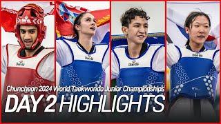 Day 2 Highlights | Chuncheon 2024 World Taekwondo Junior Championships