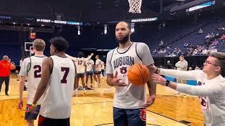 Watch Auburn shoot around at NCAA Tournament in Lexington