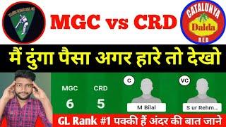 MGC vs CRD Dream11 | MGC vs CRD | MGC vs CRD ECS T10 Spain Match 2 Dream11 Prediction Today