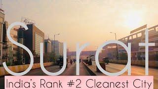 4K Drive | India’s Rank #2 Cleanest City 2022 | Surat City - Flyover city of India