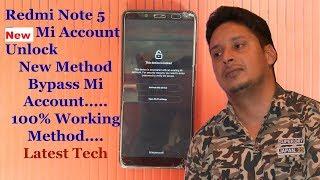 MI Note 5 Mi Account Remove miui 10 or Newer, Redmi Note 5 MI Account Unlock New Method 100% Working