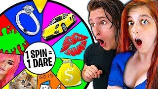 Spinning a Wheel & Doing Whatever it Lands on Challenge w/ Girlfriend!