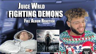 Juice WRLD - Fighting Demons | First REACTION/REVIEW (Full Album)