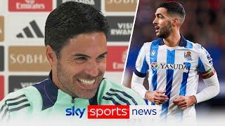 "Does Mikel like Mikel?" | Mikel Arteta declines to comment on Arsenal Mikel Merino rumours