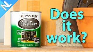 Does Chalkboard Paint by Rust-Oleum work?