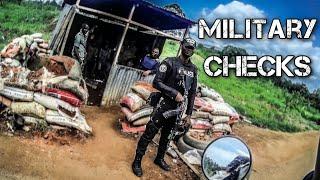 MILITARY PREVENT me from CONTINUING | Motorcycle World Tour | Africa #52