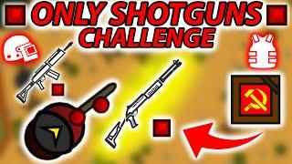 ONLY SHOTGUN CHALLENGE in Solo Vs Squads + Win | Surviv.io