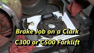 Brake Job on a Clark Forklift