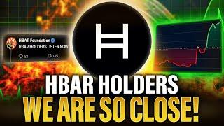 HBAR Is Close To BREAKING OUT  Huge Hedera Hashgraph News Update