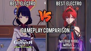 Raiden VS Yinlin Best electro character | Genshin Wuthering gameplay comparison.