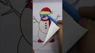 Snowman Drawing #KidsTube