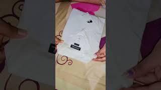 Men Slim Fit Solid White shirt under/499 on flipkart #bigbilliondays #unboxing