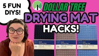 5 Incredible DIY Projects with Dollar Tree Drying Mats You Won't Believe!