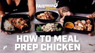 How To Meal Prep JUICY Chicken!! Delicious Meal Prep Tutorial