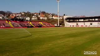 Stadion Tušanj, novi travnjak (februar 2023.)