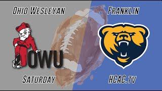 Ohio Wesleyan vs Franklin | 2024 HCAC DIII College Football