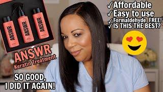 AT HOME KERATIN TREATMENT | ANSWR 2nd TIME-WILL I LOVE IT AS MUCH AS BEFORE?  | FORMALDEHYDE FREE!