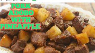 PORK ADOBO WITH PINEAPPLE || Whengfranz blog