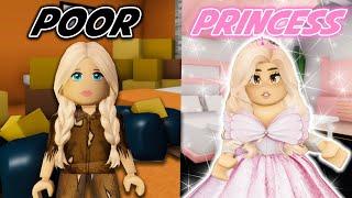 POOR TO PRINCESS IN ROBLOX BROOKHAVEN!