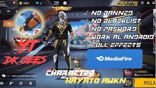 CONFIG FF ORI & FF MAX ️ LINK VIA MEDIAFIRE‼️NO PASWORD‼️ CHARACTER HAYATO AWKN ‼️ STYLE ELITE V40