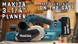 MAKITA 18 Volt 3-1/4" Brushless Planer XPK02Z